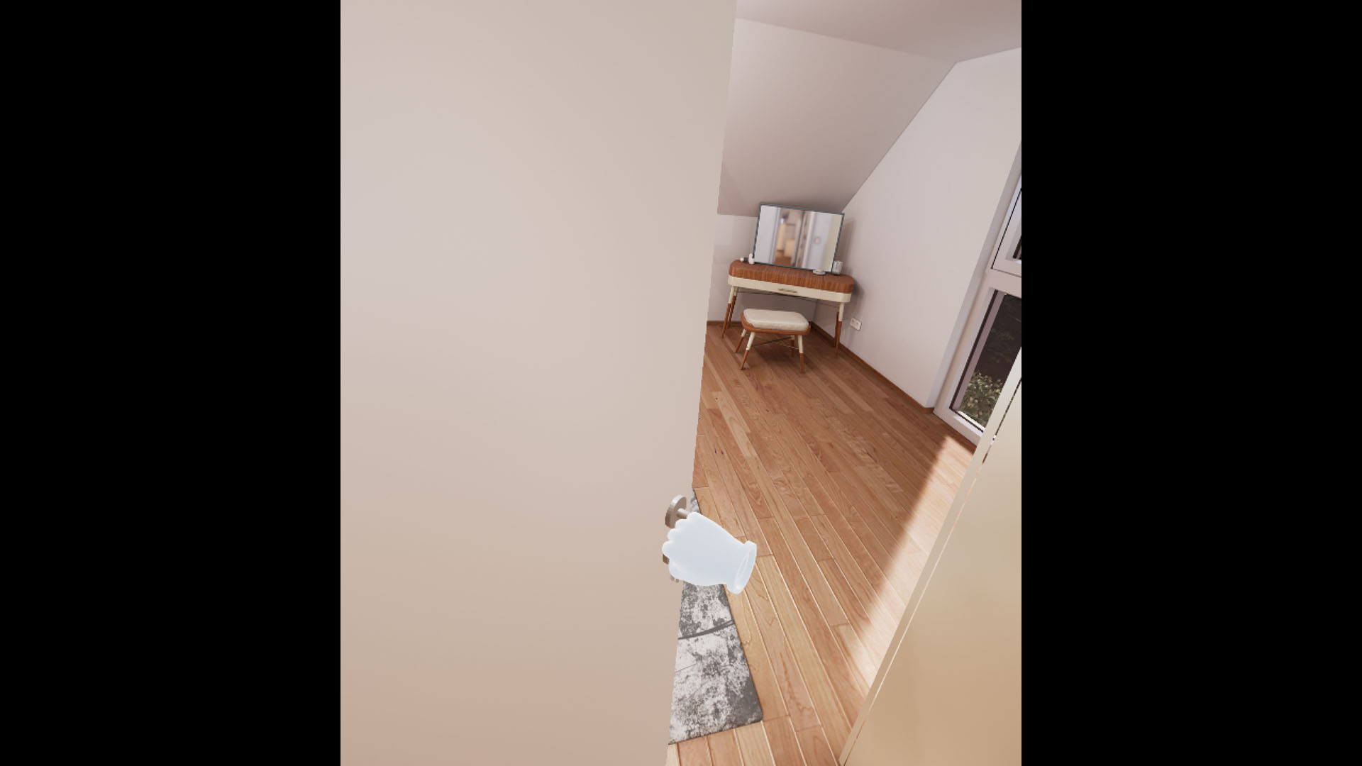 VR Tour - Tür öffnen